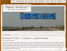 Tablet Screenshot of highwayonlyway.com